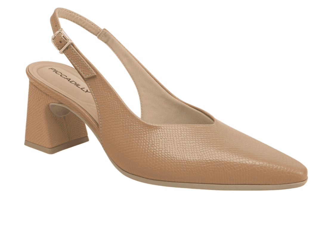 Sandália Piccadilly Salto Médio Feminino Cor Capuccino Sandália Piccadilly Salto Médio Feminino Cor Capuccino