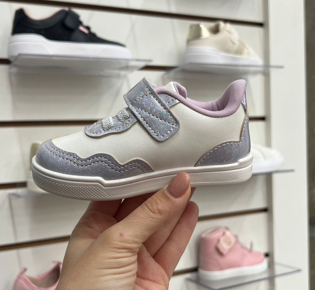 Tênis Klin Sky Infantil Feminino Cor Branco