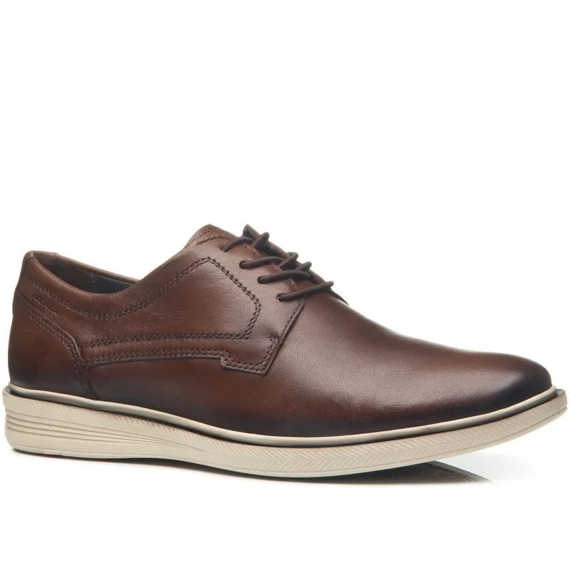 Sapato Pegada em Couro Masculino Cor Pinhao Sapato Pegada em Couro Masculino Cor Pinhao