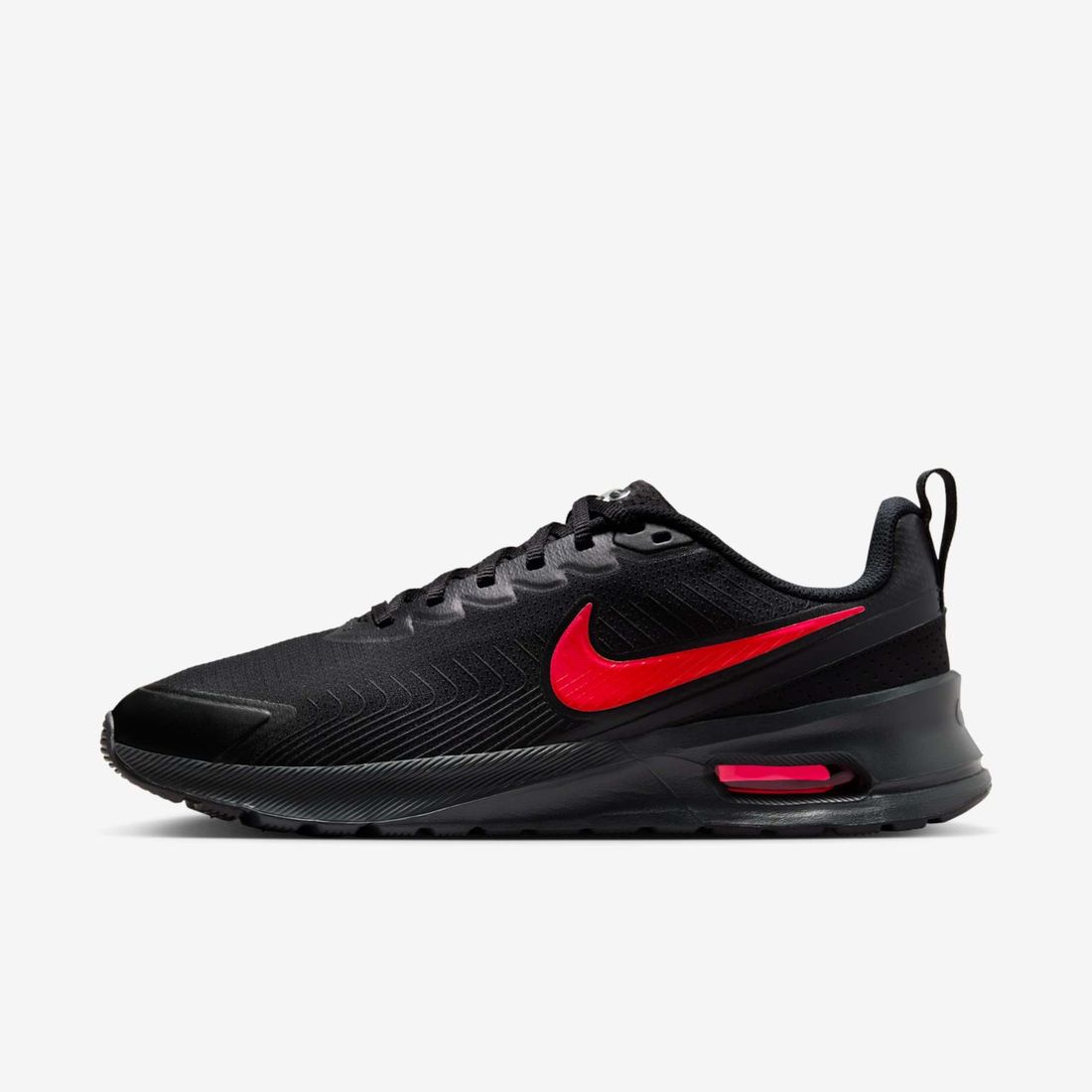 Tênis Nike Air Max Nuaxis Masculino Cor Preto/Vermelho Tênis Nike Air Max Nuaxis Masculino Cor Preto/Vermelho