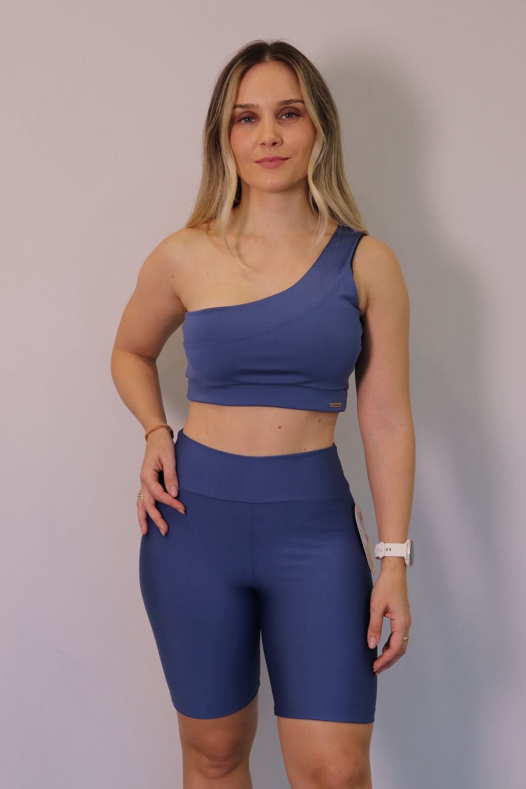 Bermuda Karamoella Feminino Cor Azul Bermuda Karamoella Feminino Cor Azul