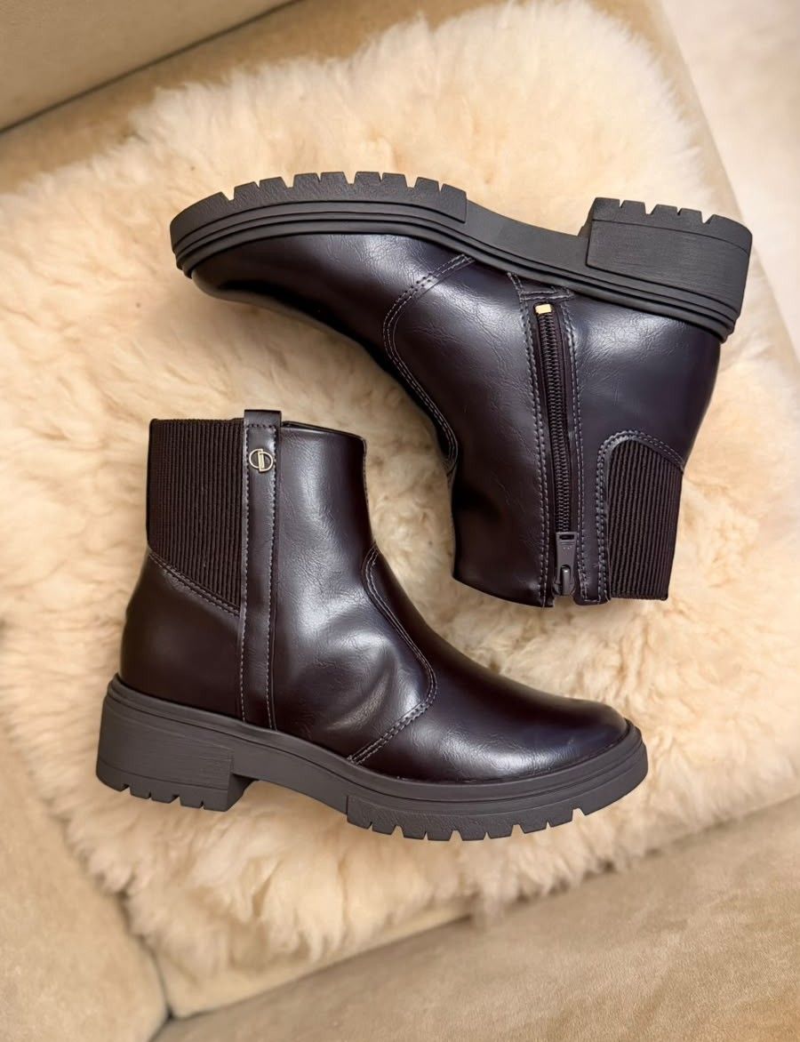 Coturno Dakota Cano Curto Feminino Cor Marrom Coturno Dakota Cano Curto Feminino Cor Marrom