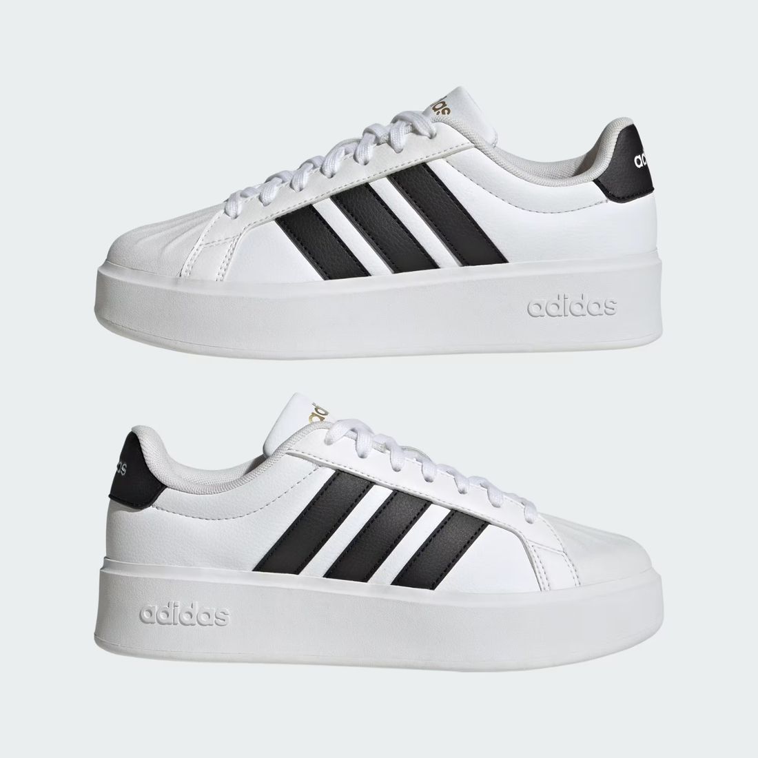Tênis Adidas Sreet Talk Bold Feminino Cor Branco/Preto