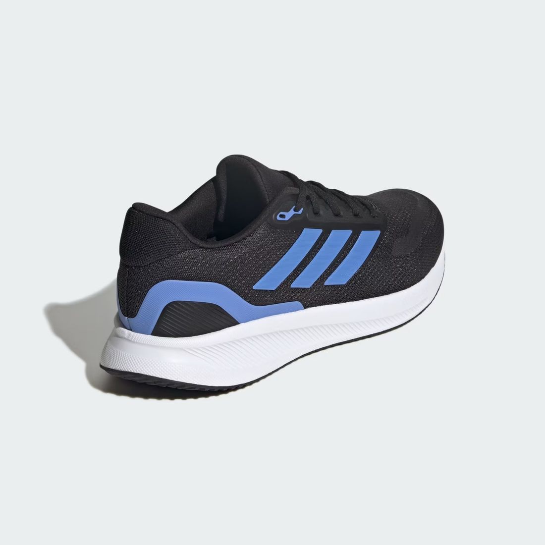 Tênis Adidas RunFalcon 5 Masculino Cor Preto/Azul Tênis Adidas RunFalcon 5 Masculino Cor Preto/Azul