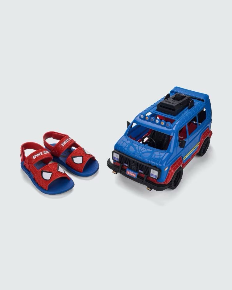 Sandália Grendene Kids Homem Aranha Masculino Cor Azul/Vermelho Sandália Grendene Kids Homem Aranha Masculino Cor Azul/Vermelho