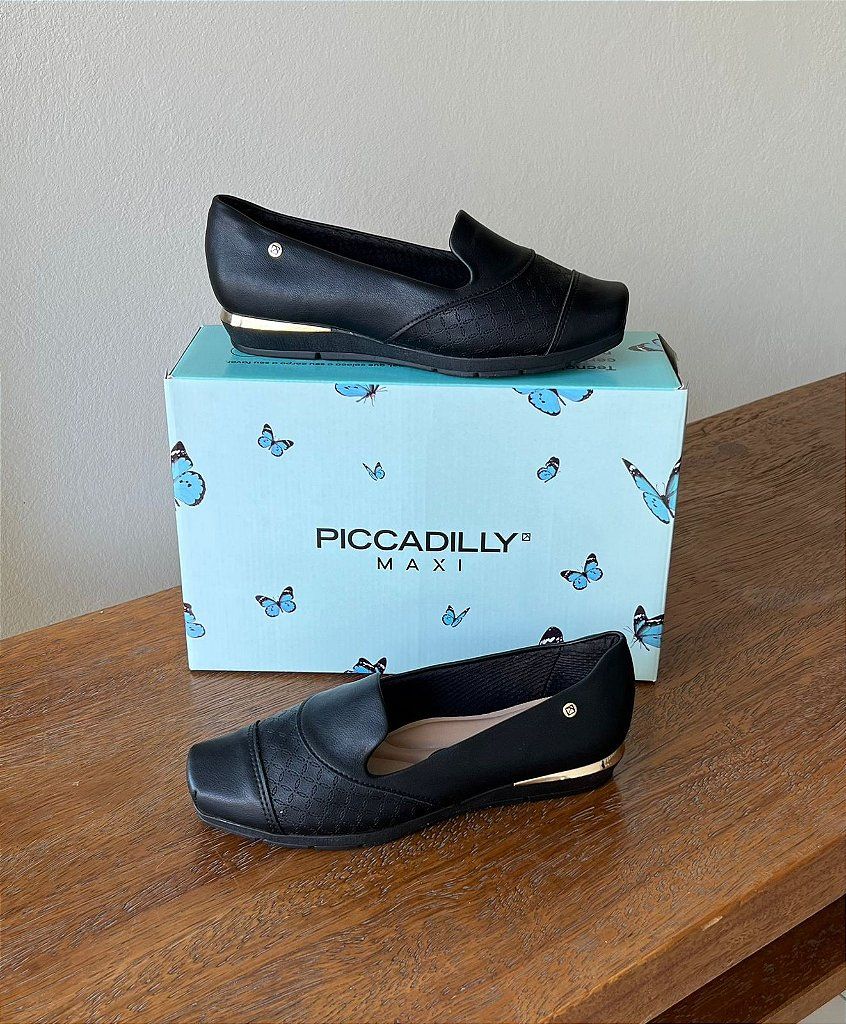 Sapato Anabela Mocassim Anabela Piccadilly Sapato Anabela