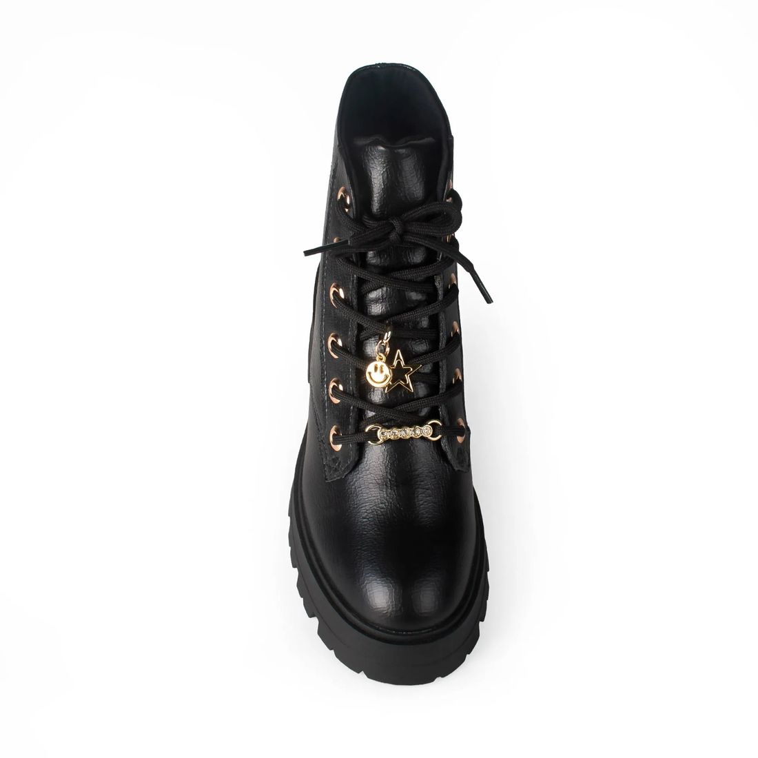 Coturno Dakota Cano Curto Salto Tratorado Feminino Cor Preto Coturno Dakota Cano Curto Salto Tratorado Feminino Cor Preto