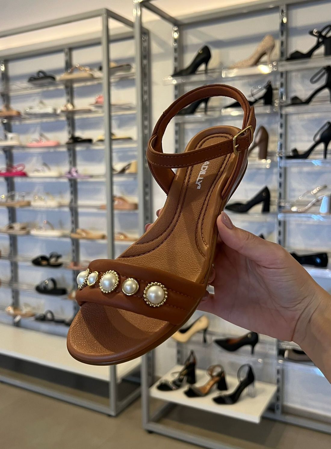 Sandália Piccadilly Salto Baixo Anabela Feminino Cor Marrom Ocre Sandália Piccadilly Salto Baixo Anabela Feminino Cor Marrom Ocre