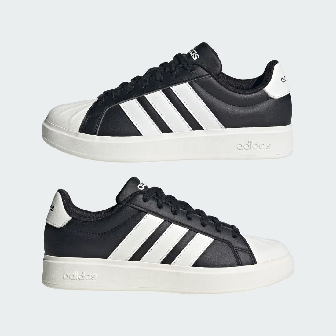 Tênis Adidas Street Talk Feminino Cor Preto/Branco