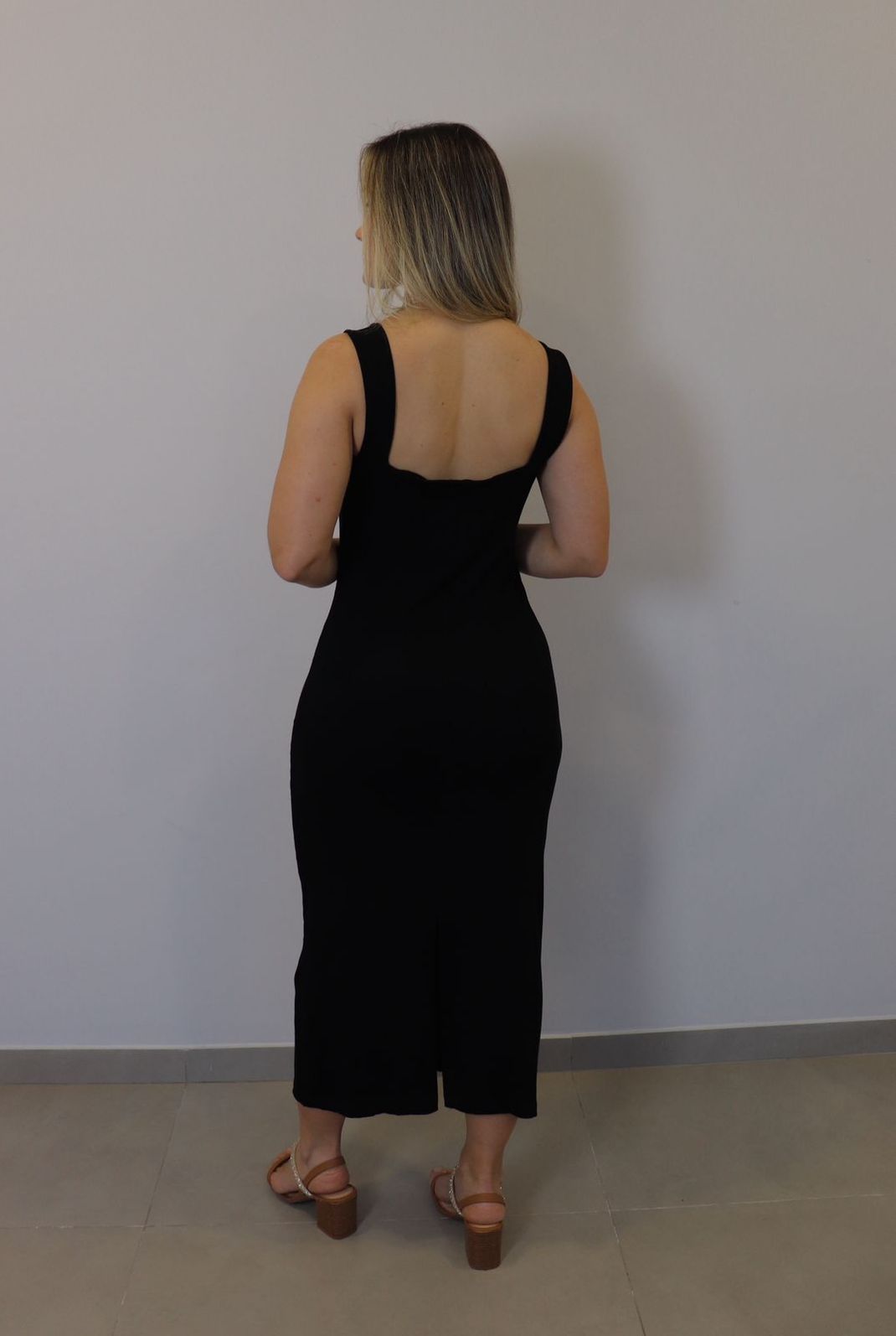 Vestido Midi Lzt Ribana Feminino Cor Preto Vestido Midi Lzt Ribana Feminino Cor Preto