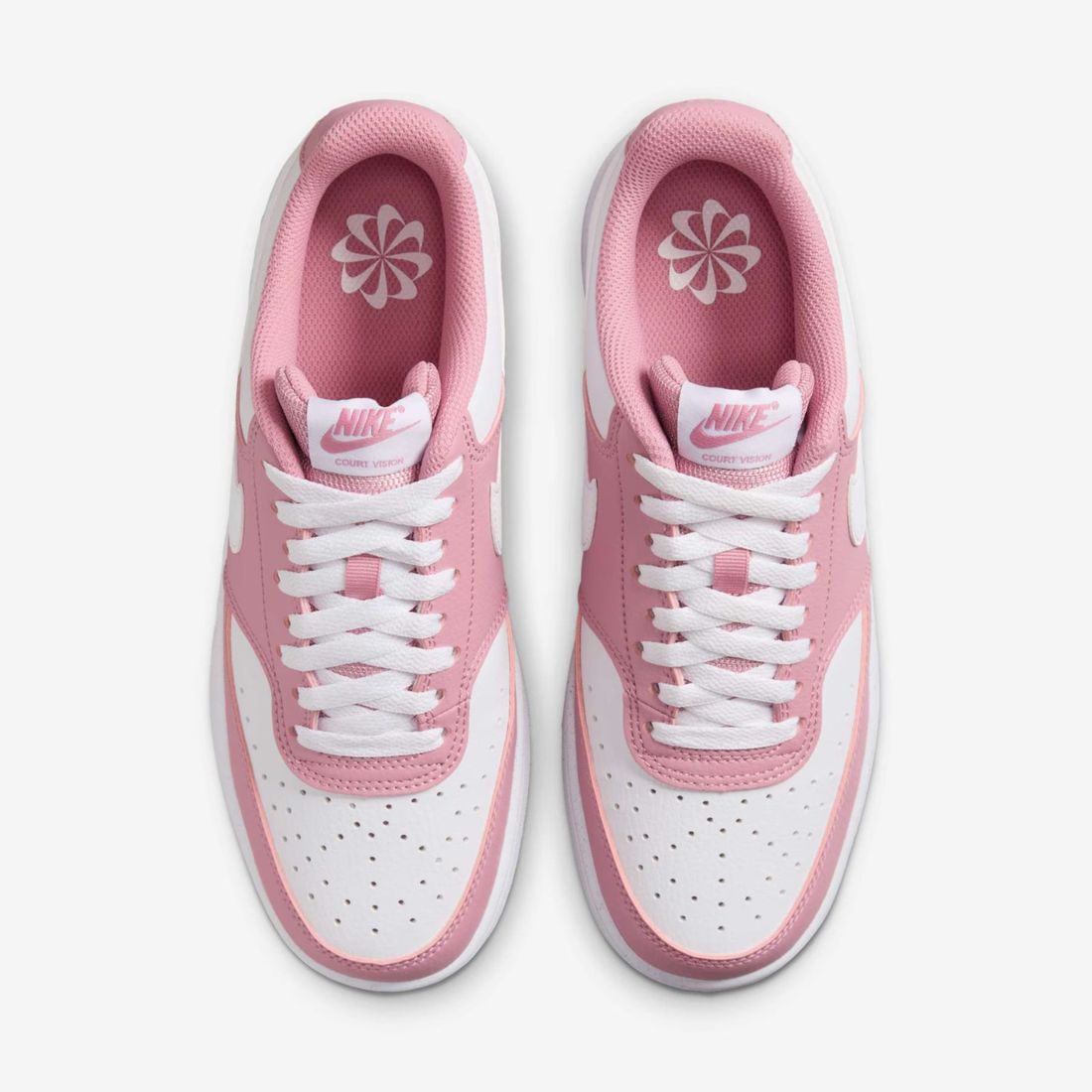 Tênis Nike Court Vision Lo Feminino Cor Rosa/Branco Tênis Nike Court Vision Lo Feminino Cor Rosa/Branco