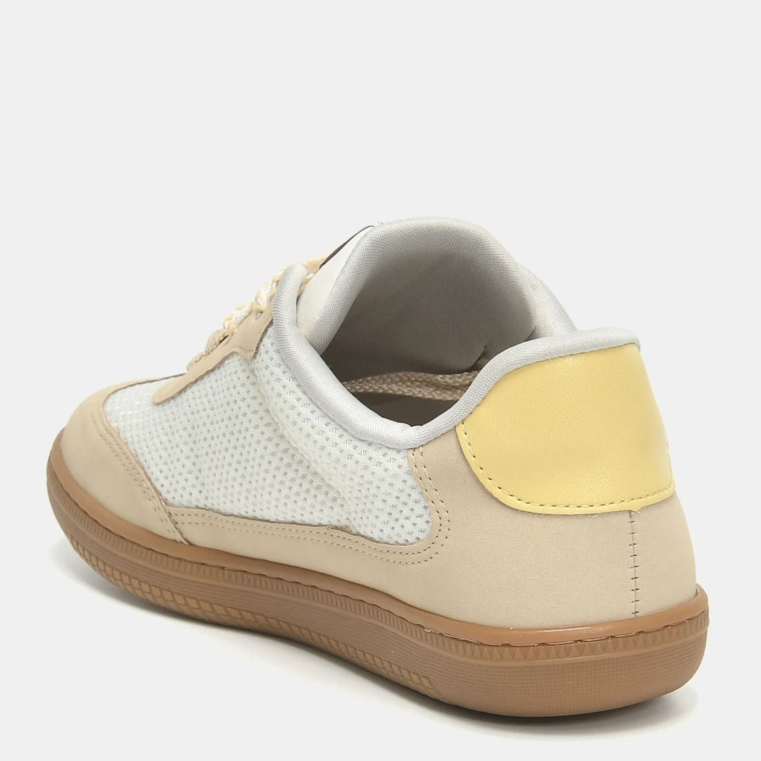 Tênis Via Marte Retrô Cadarço Duplo Feminino Cor Bege