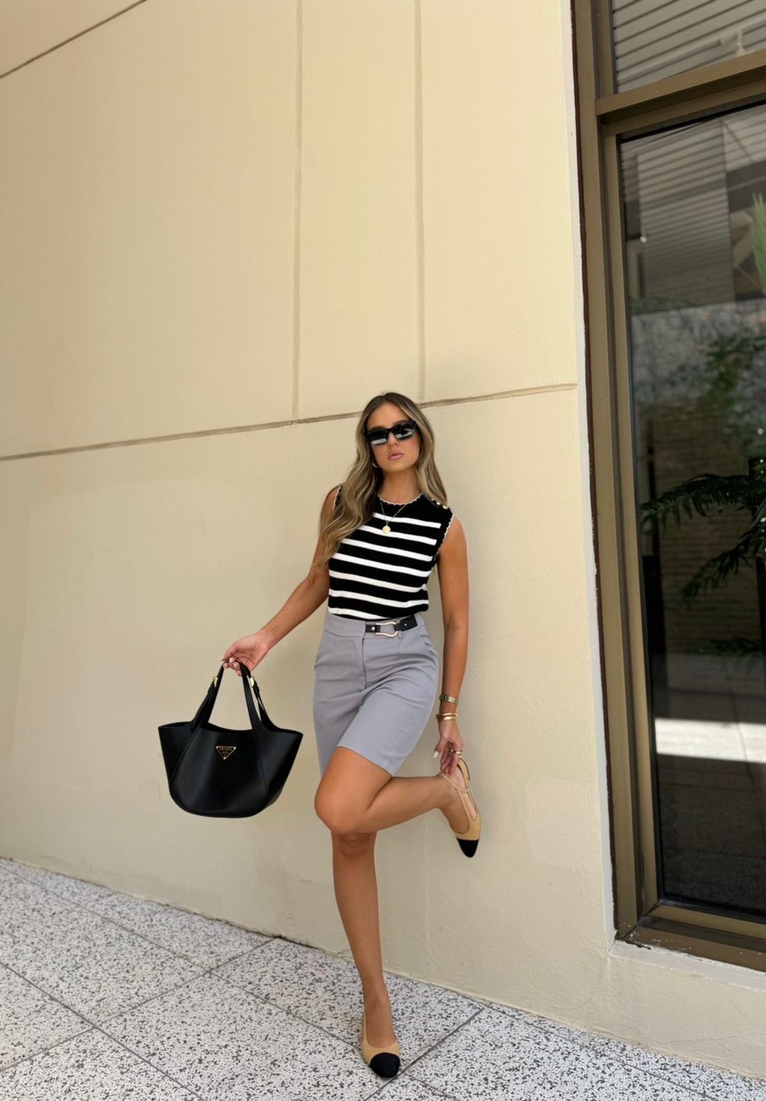 Bermuda Bellina Feminino Cor Cinza