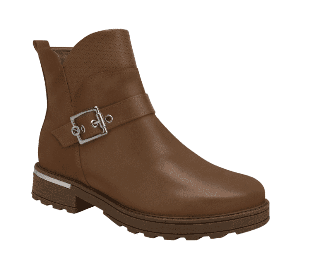 Bota Piccadilly Salto Baixo Cano Baixo Feminino Cor Marrom Bota Piccadilly Salto Baixo Cano Baixo Feminino Cor Marrom