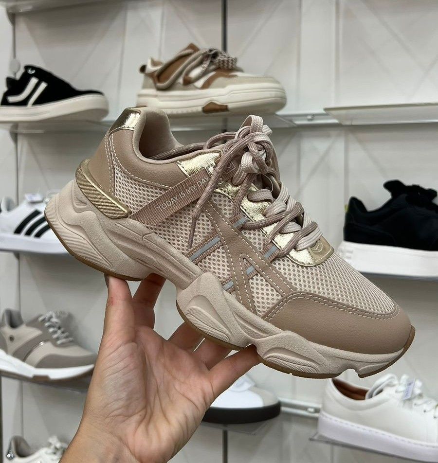 Tênis Ramarim Casual Feminino Cor Mocca Tênis Ramarim Casual Feminino Cor Mocca