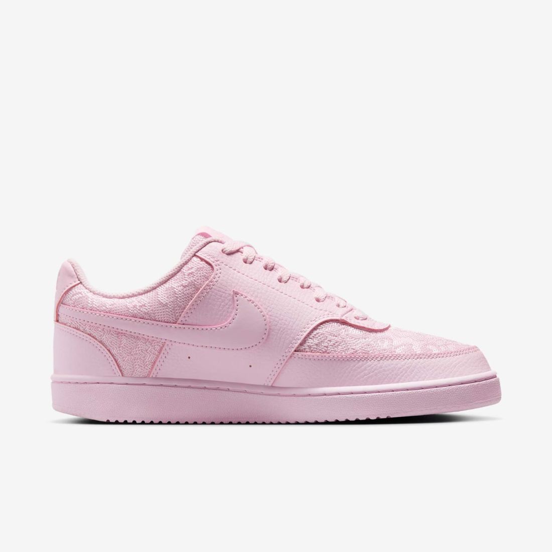 Tênis Nike Court Vision Lo Feminino Cor Rosa Tênis Nike Court Vision Lo Feminino Cor Rosa