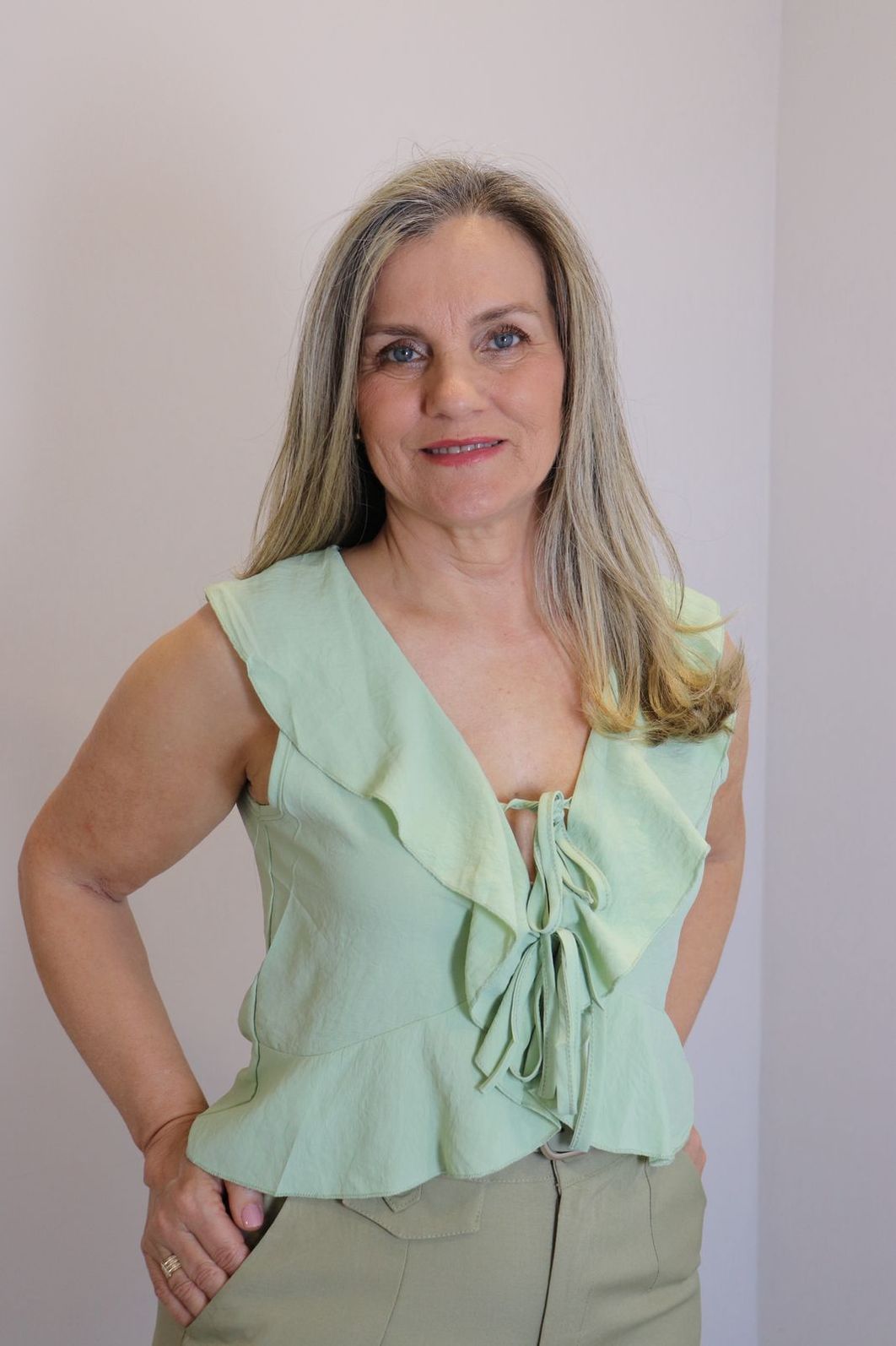 Blusa Maxma Amarração Feminina Cor Verde Blusa Maxma Amarração Feminina Cor Verde