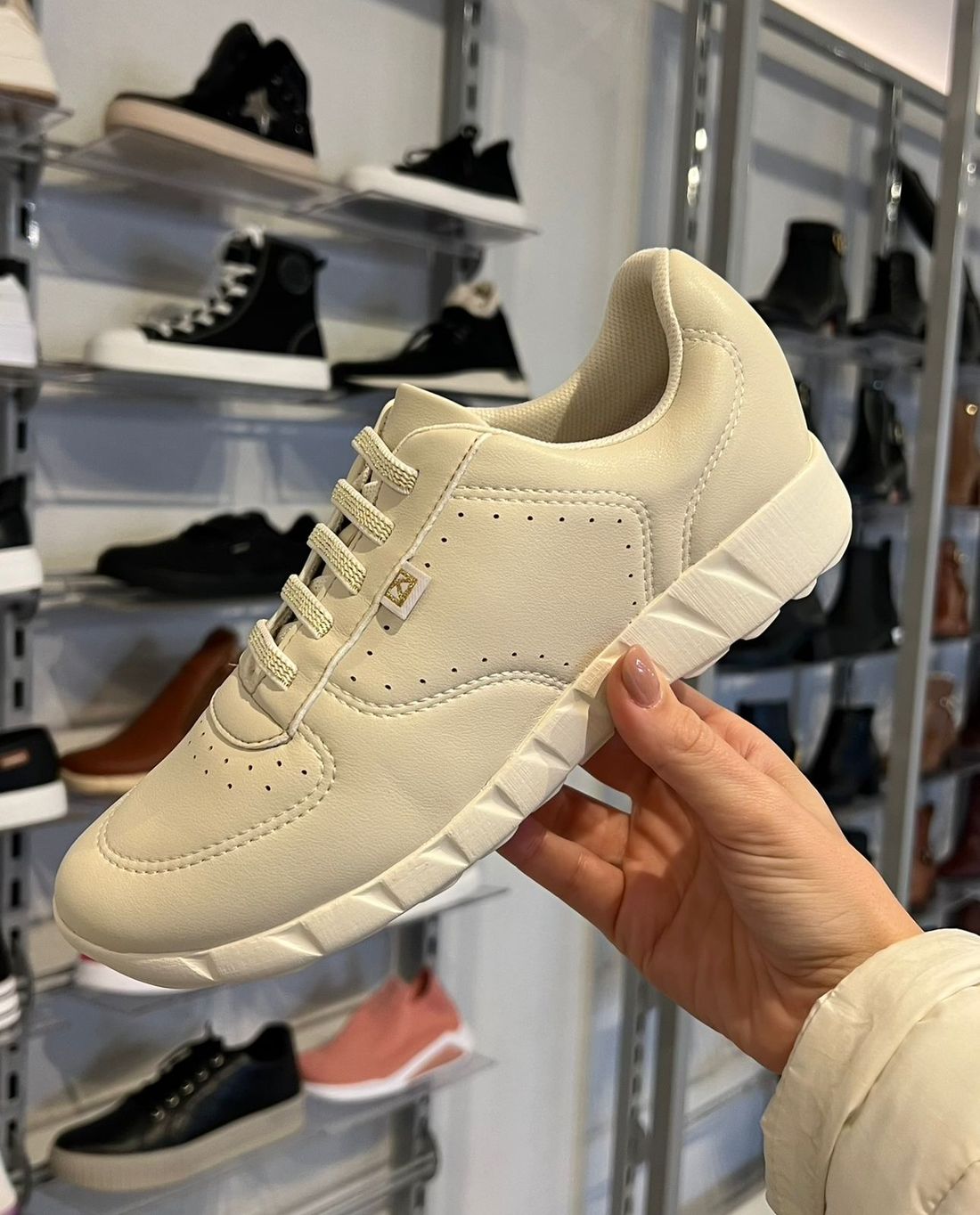 Tênis Piccadilly Feminino Cor Off White Tênis Piccadilly Feminino Cor Off White