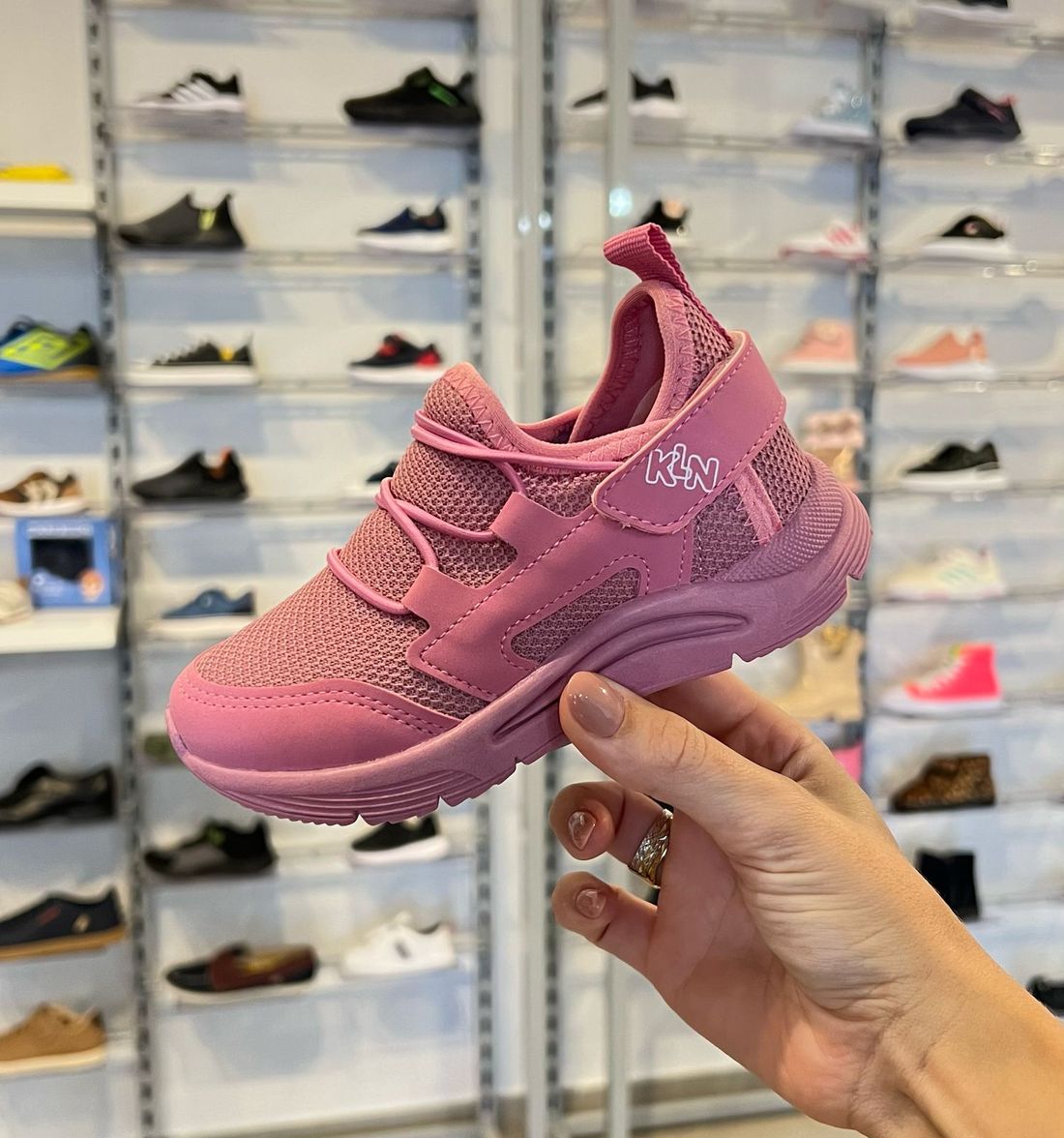 Tênis Klin New Sports Mini Infantil Feminino Cor Rosa Tênis Klin New Sports Mini Infantil Feminino Cor Rosa