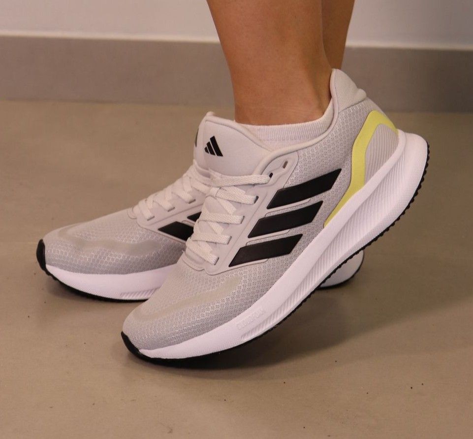 Tênis Adidas RunFalcon 5 Feminino Cor Cinza Tênis Adidas RunFalcon 5 Feminino Cor Cinza