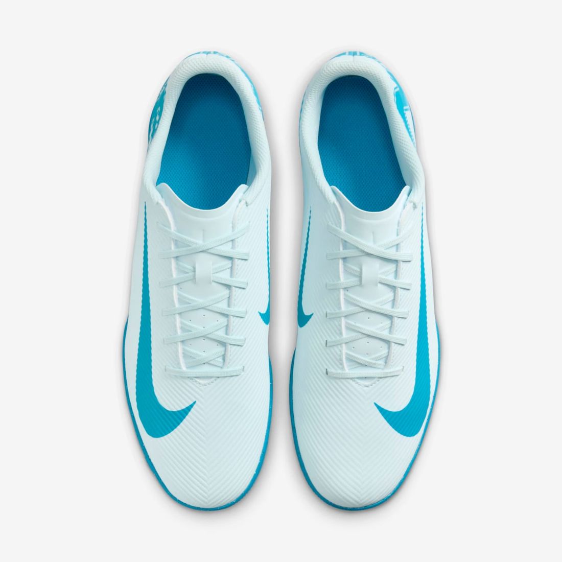 Chuteira Nike Futsal Vapor 16 Club Masculino Cor Branco/Azul Chuteira Nike Futsal Vapor 16 Club Masculino Cor Branco/Azul