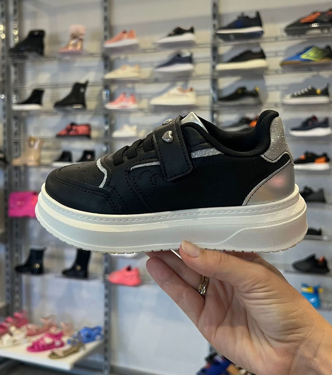 Tênis World Colors Infantil Feminino Cor Preto