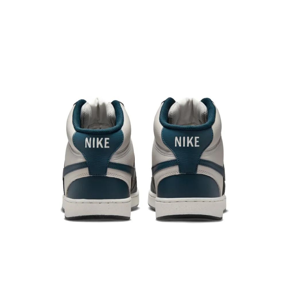 Tênis Nike Court Vision Mid Masculino Cor Preto/Bege/Azul Off White Tênis Nike Court Vision Mid Masculino Cor Preto/Bege/Azul Off White