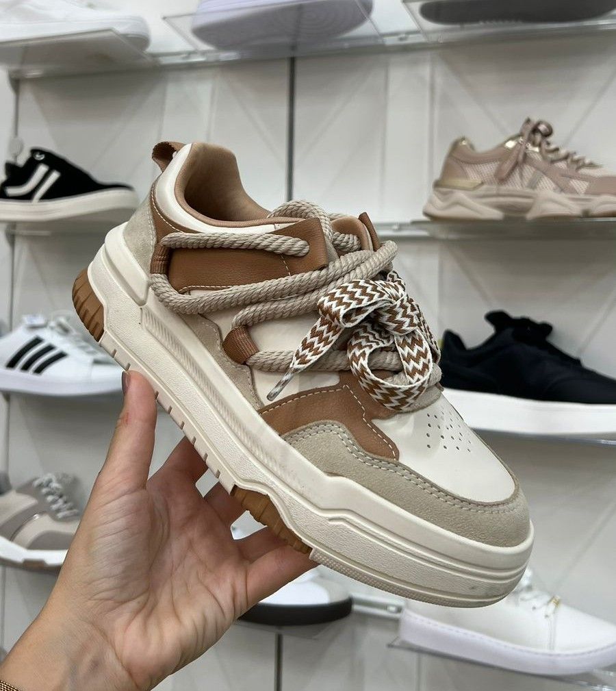 Tênis Ramarim Casual Feminino Cor Mocca Tênis Ramarim Casual Feminino Cor Mocca