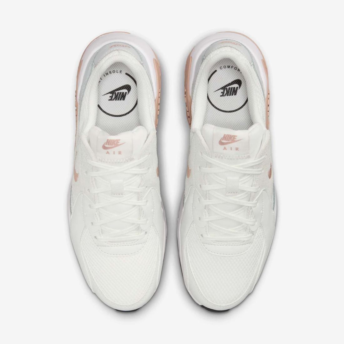 Tênis Nike Air Max Excee Feminino Cor Branco/Cinza/Rosa