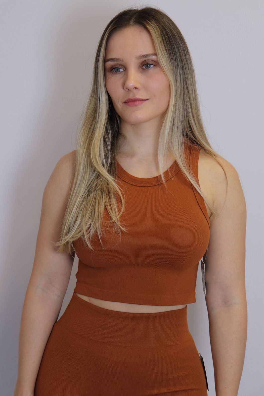 Conjunto Firmly Believe Feminino Cor Caramelo Conjunto Firmly Believe Feminino Cor Caramelo