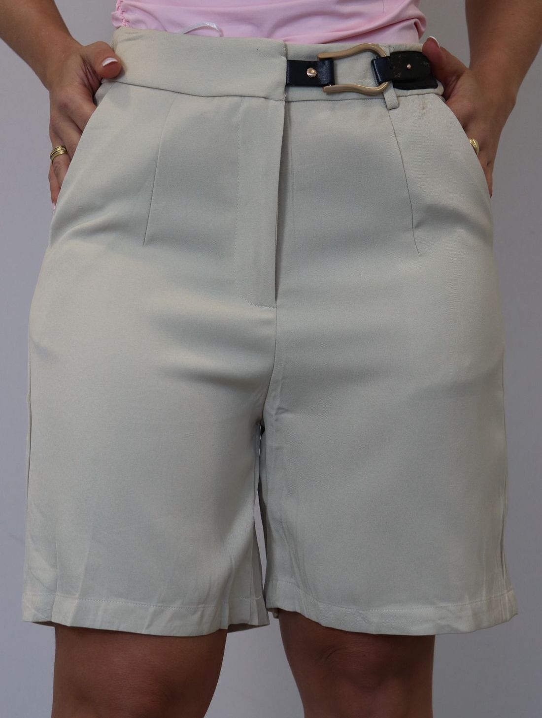 Bermuda Bellina Feminino Cor Nude Bermuda Bellina Feminino Cor Nude