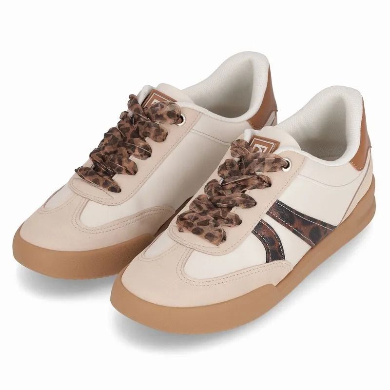 Tênis Piccadilly Feminino Cor Off White/Dourado Brulee