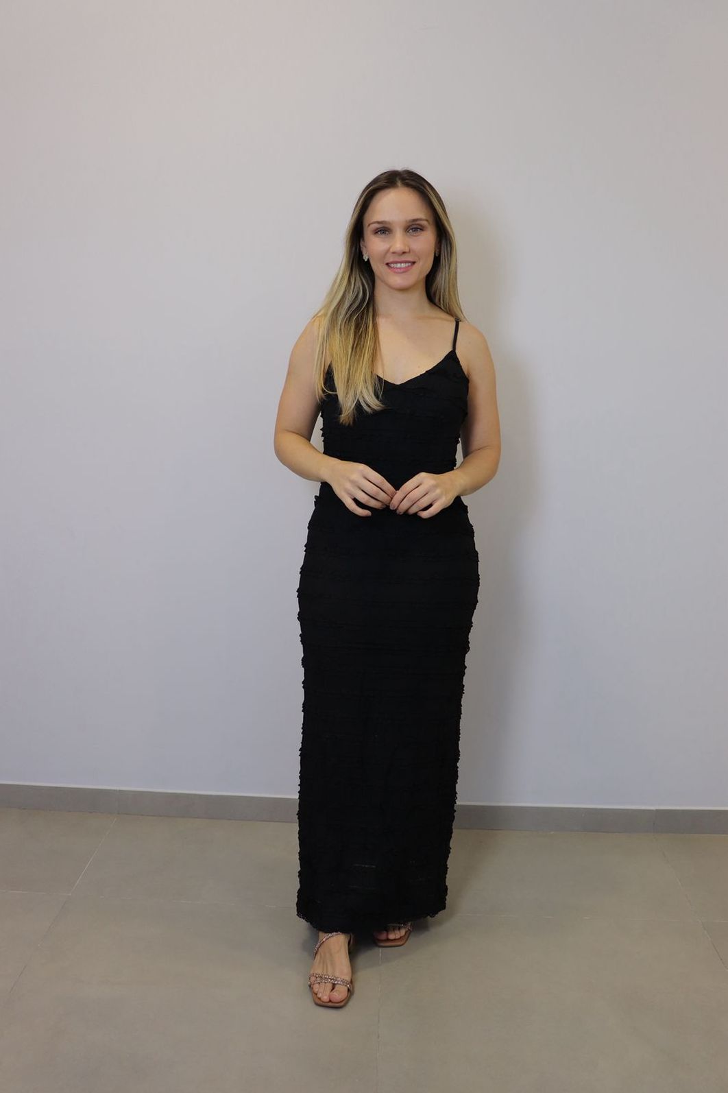 Vestido Bellina Feminino Cor Preto
