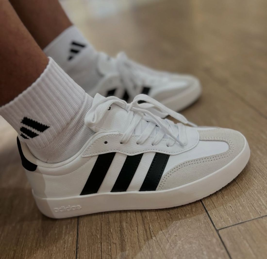 Tênis Adidas Barreda Masculino Cor Branco/Preto