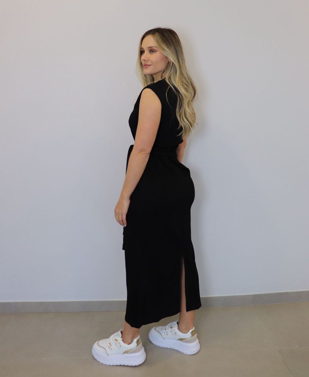 Vestido Bellina Feminino Cor Preto