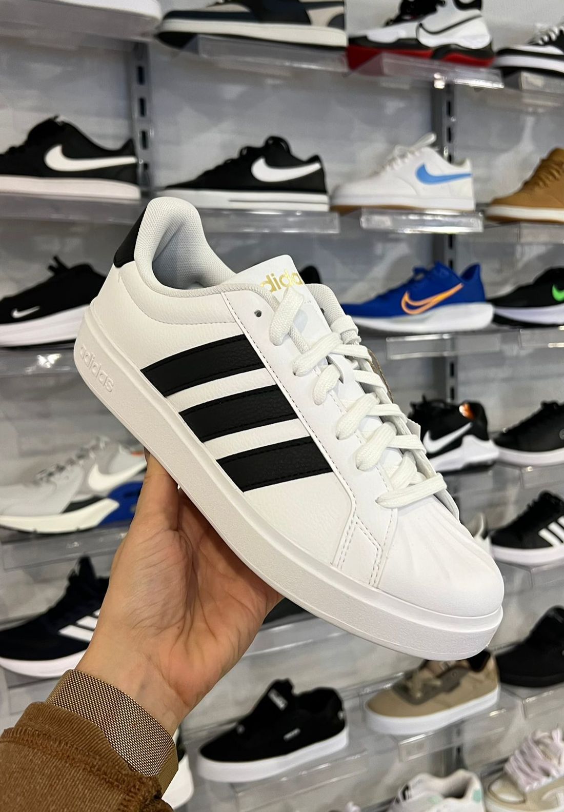 Tênis Adidas Sreet Talk Masculino Cor Branco/Preto