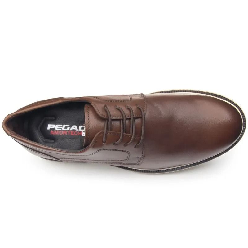 Sapato Pegada em Couro Masculino Cor Pinhao Sapato Pegada em Couro Masculino Cor Pinhao