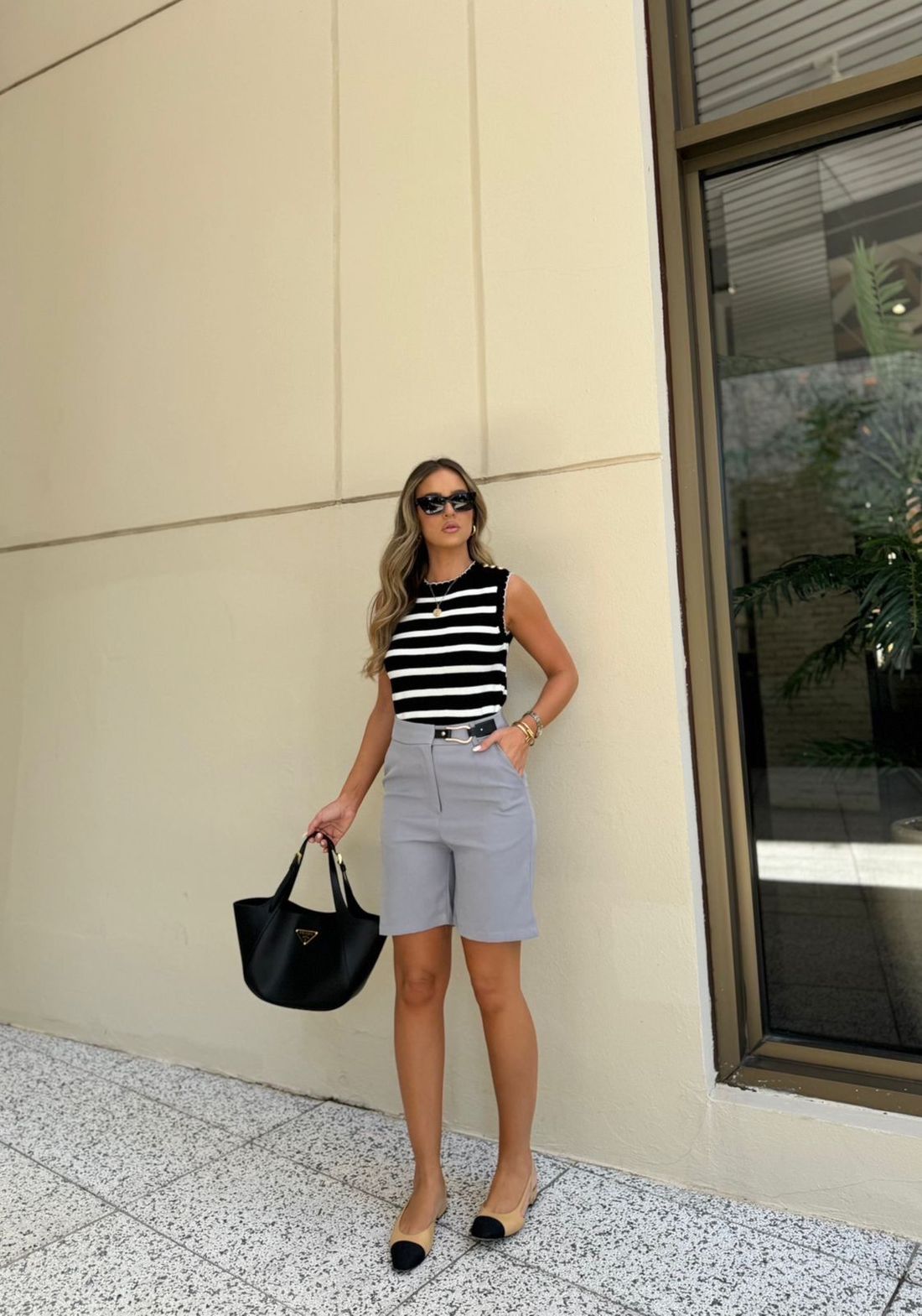 Bermuda Bellina Feminino Cor Cinza