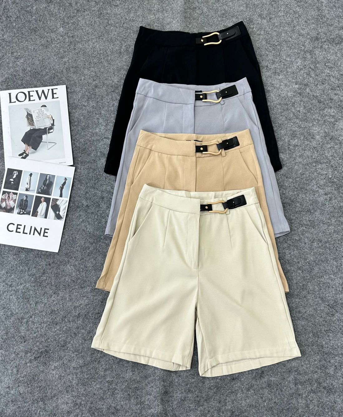 Bermuda Bellina Feminino Cor Caqui