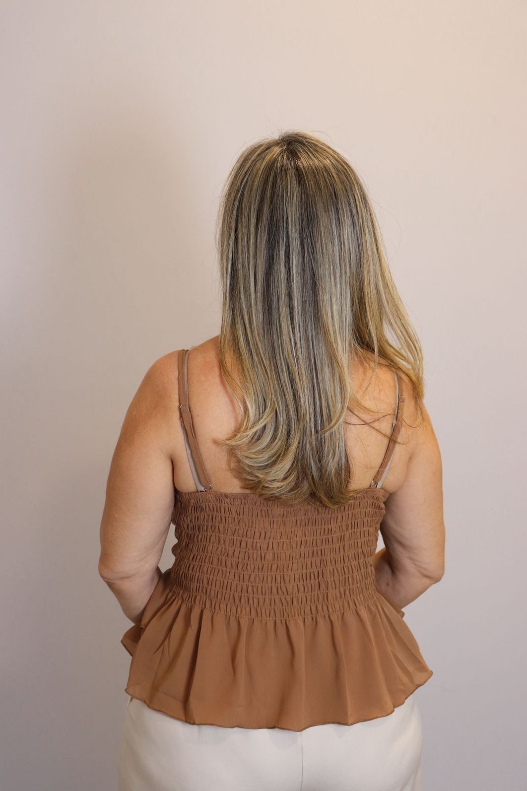 Blusa Maxma Babados Femino Cor Marrom Blusa Maxma Babados Femino Cor Marrom