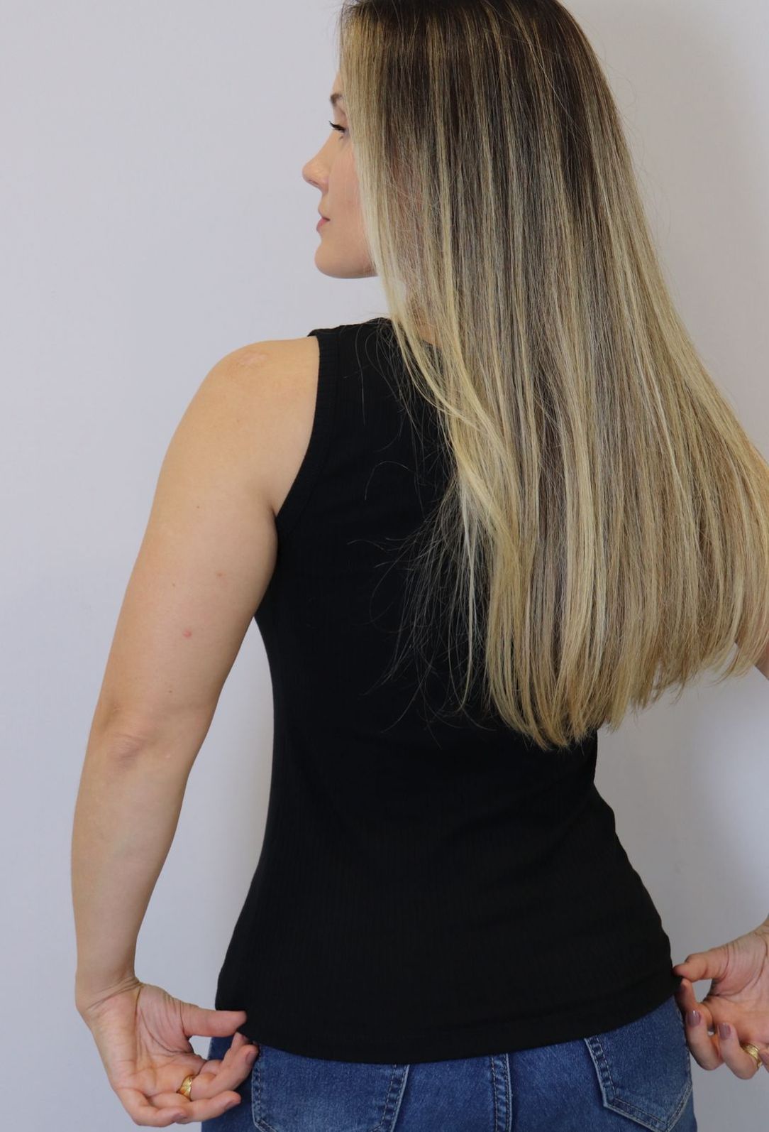 Regata Lzt Ribana Feminino Cor Preto Regata Lzt Ribana Feminino Cor Preto