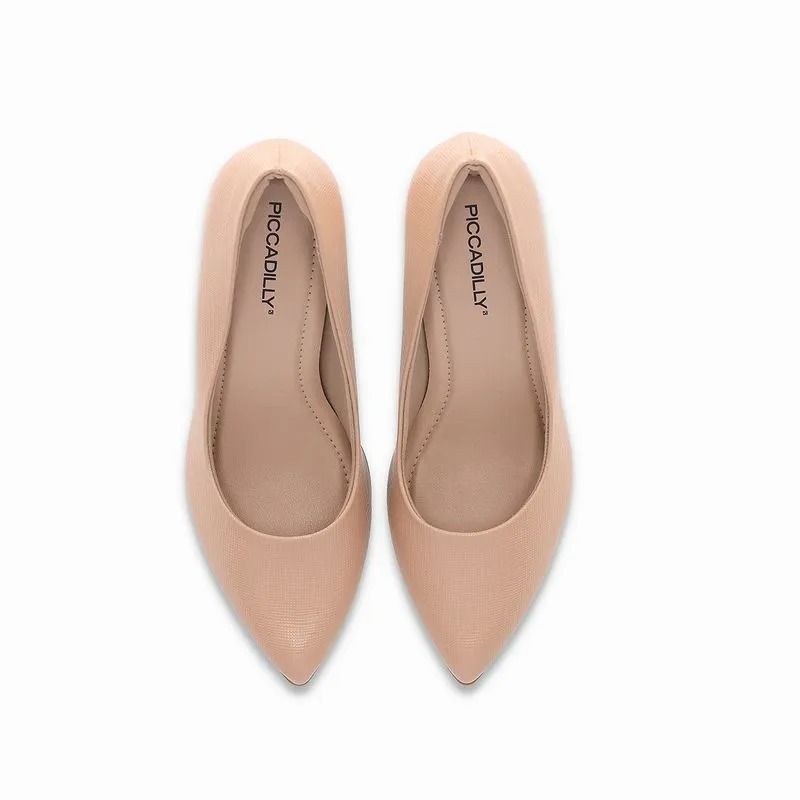 Scarpin Piccadilly Salto Alto Feminino Cor Nude Scarpin Piccadilly Salto Alto Feminino Cor Nude