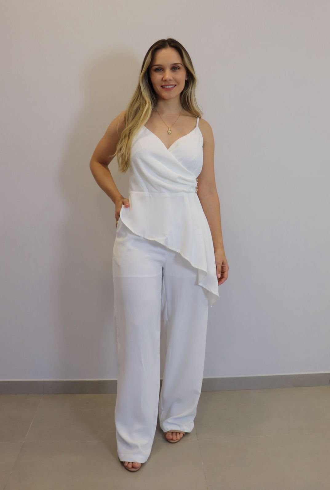 Conjunto Alfaiataria My Crush Feminino Cor Branco