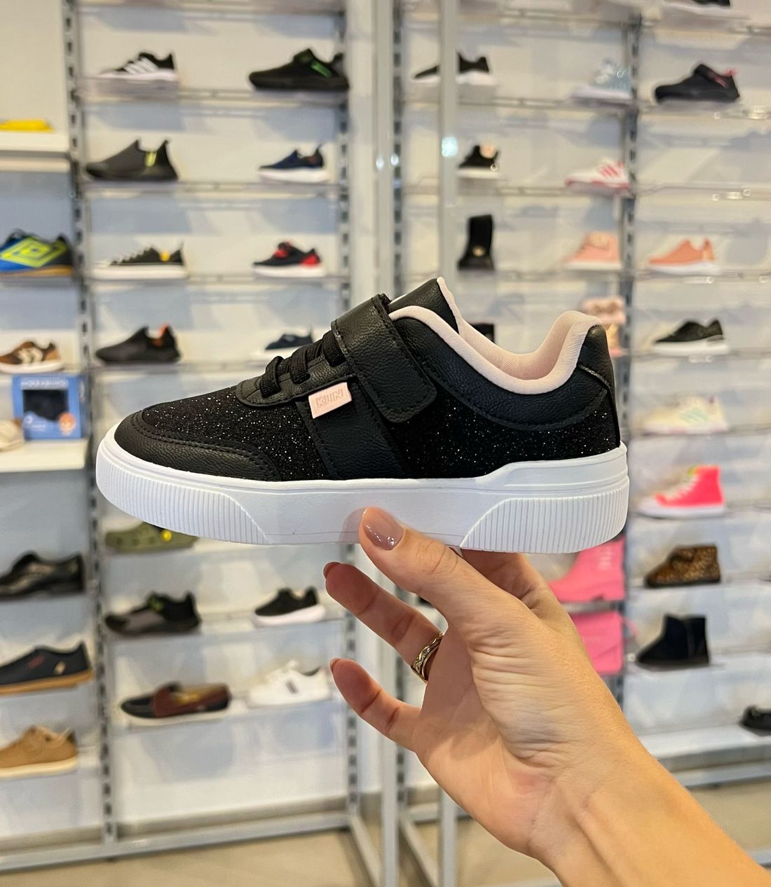 Tênis Klin Sky Infantil Feminino Cor Preto