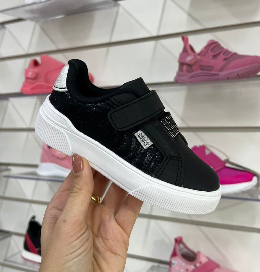 Tênis Klin Sky Infantil Feminino Cor Preto Tênis Klin Sky Infantil Feminino Cor Preto