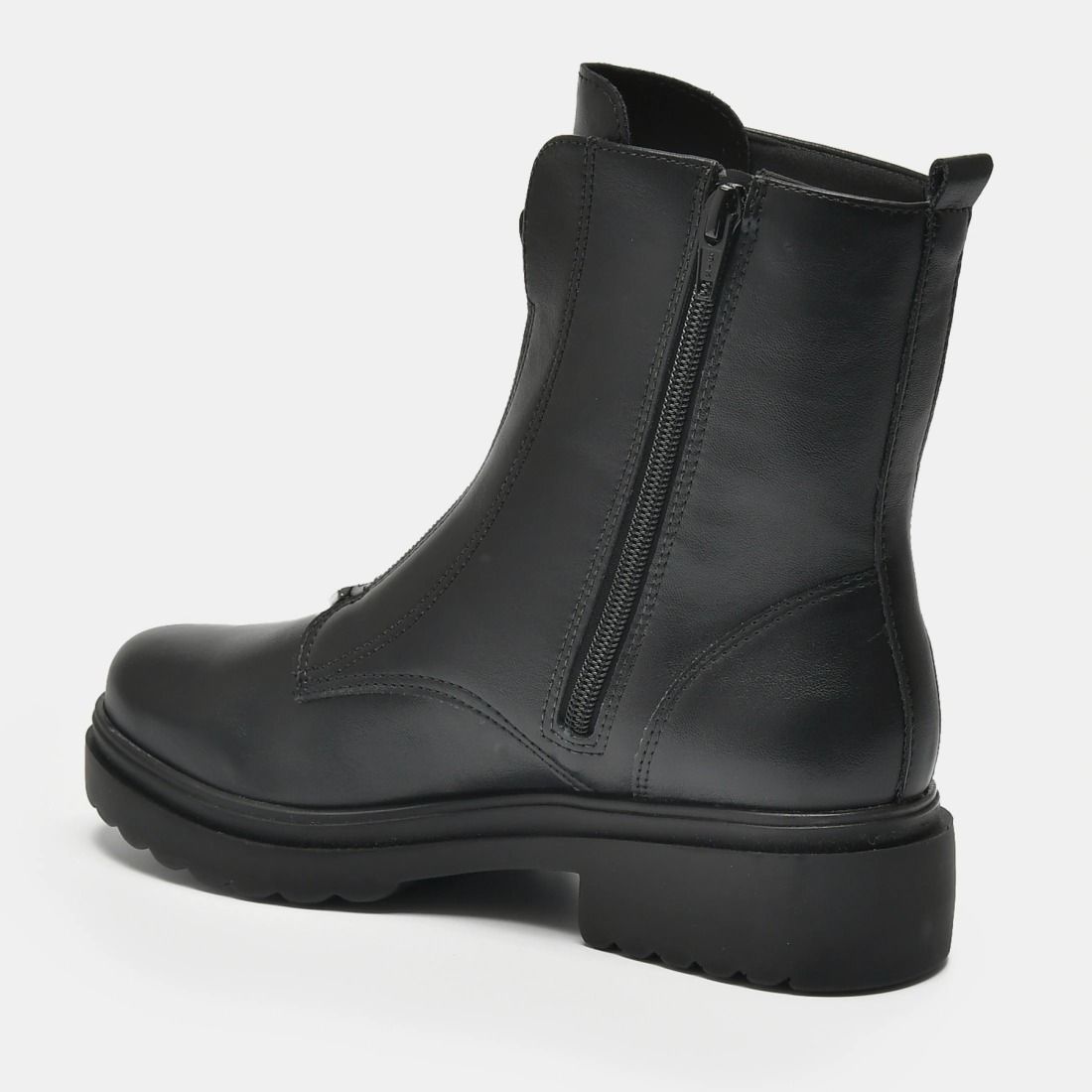Bota Via Marte Strass Salto Baixo Feminino Cor Preto Bota Via Marte Strass Salto Baixo Feminino Cor Preto