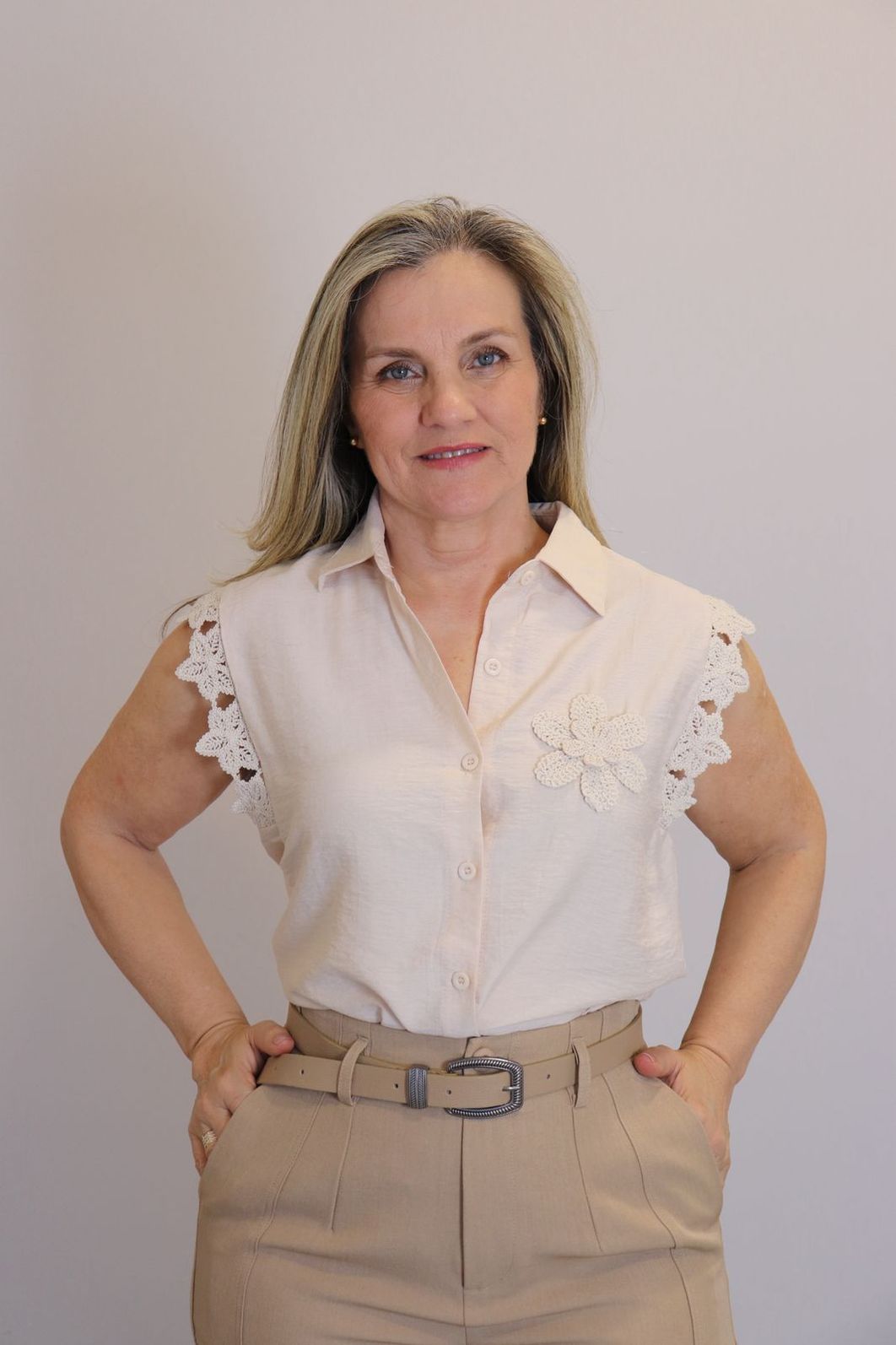 Camisa Maxma Regata Feminina Cor Nude Camisa Maxma Regata Feminina Cor Nude