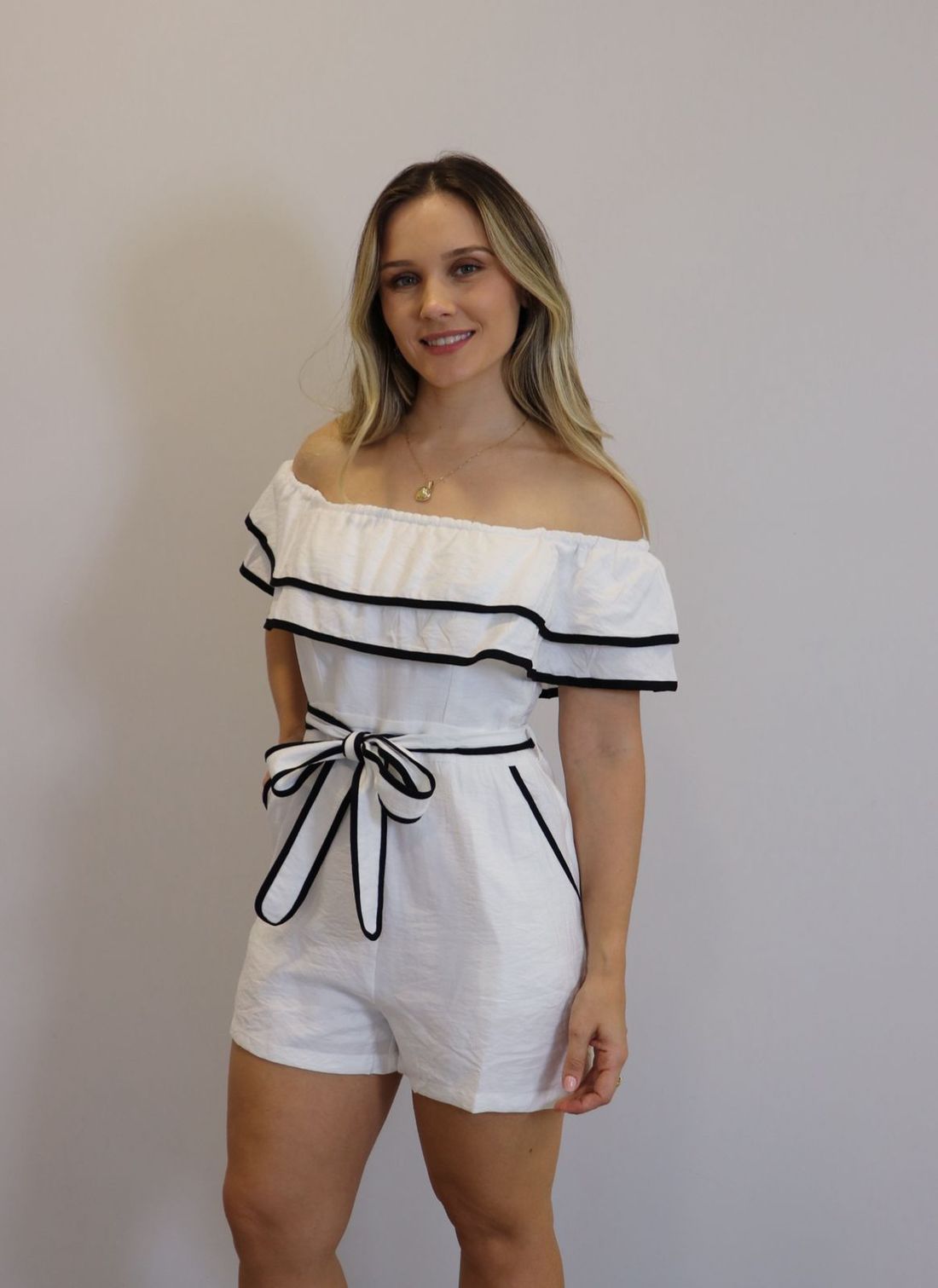 Macaquinho My Crush Feminino Cor Branco