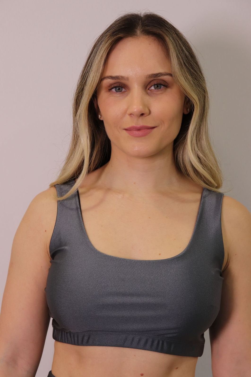 Top Karamoella Feminino Cor Chumbo Top Karamoella Feminino Cor Chumbo