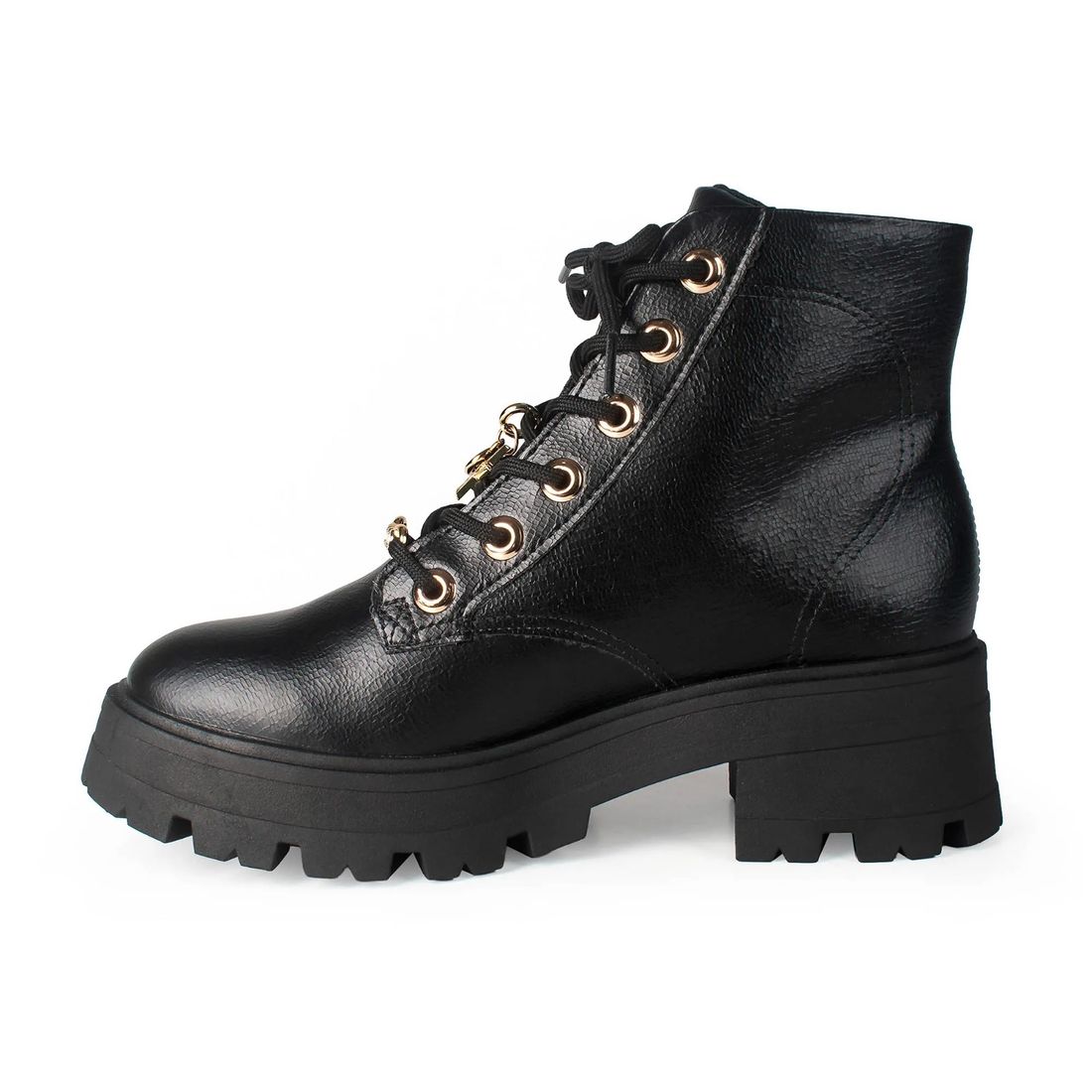 Coturno Dakota Cano Curto Salto Tratorado Feminino Cor Preto Coturno Dakota Cano Curto Salto Tratorado Feminino Cor Preto